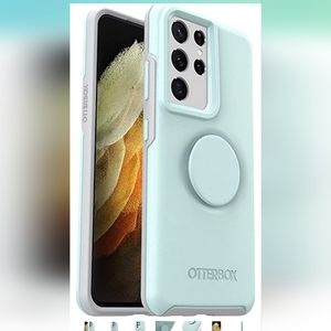 OtterBox + PopGrip Symmetry Series Case for Samsung Galaxy S21 Ultra 5G